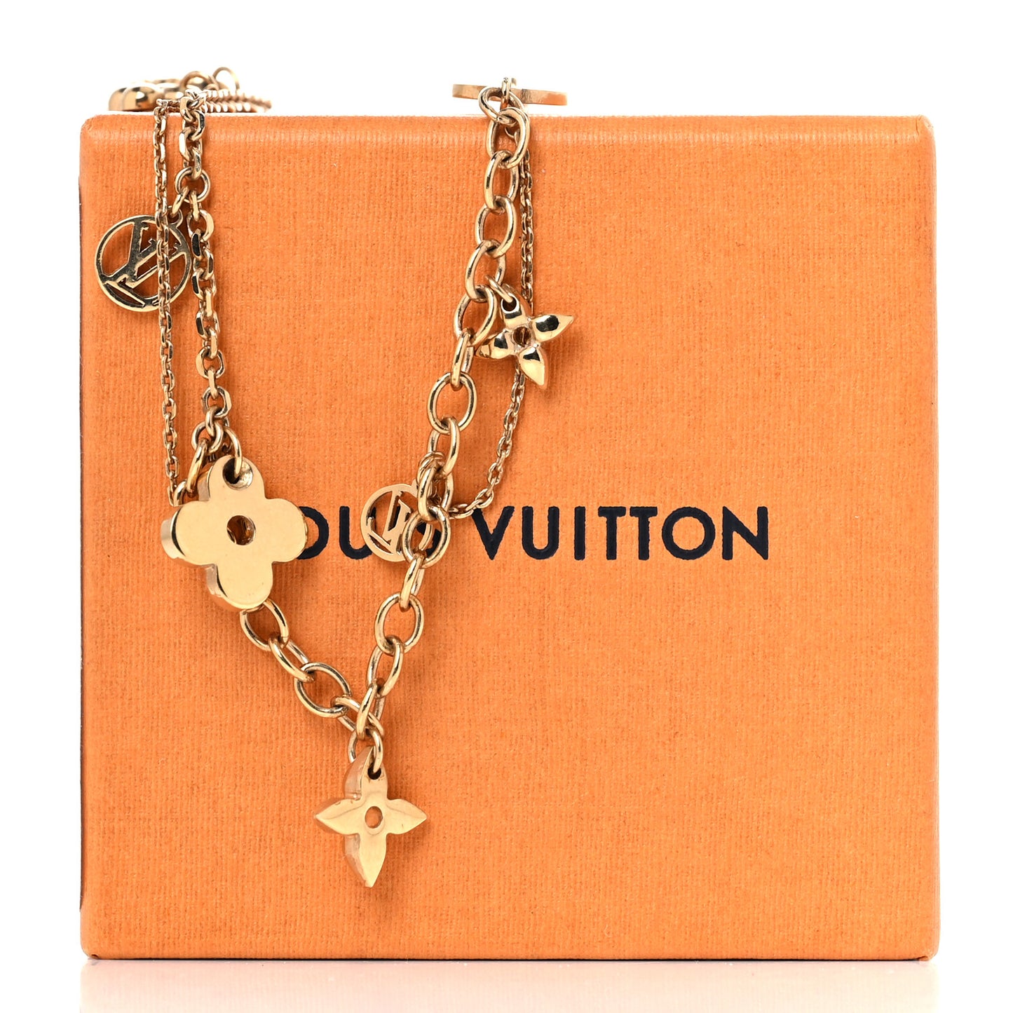 Metal Blooming Supple Necklace Gold