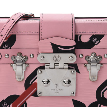 Louis Vuitton Epi Chain Flower Petite Malle Pink 9 of 9