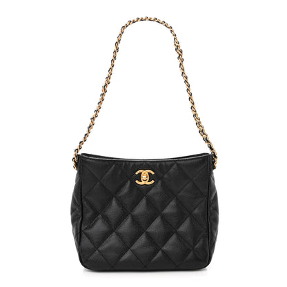 Chanel Caviar Quilted Small Pick Me Up Hobo Black 1 of 11