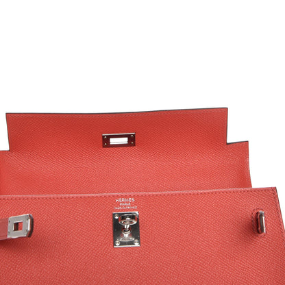 Hermes Epsom Kelly Sellier 25 Rose Jaipur 28 of 32