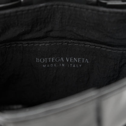 Bottega Veneta Paper Calfskin Maxi Intreccio Extra Mini Cassette Crossbody Bag Black 6 of 13