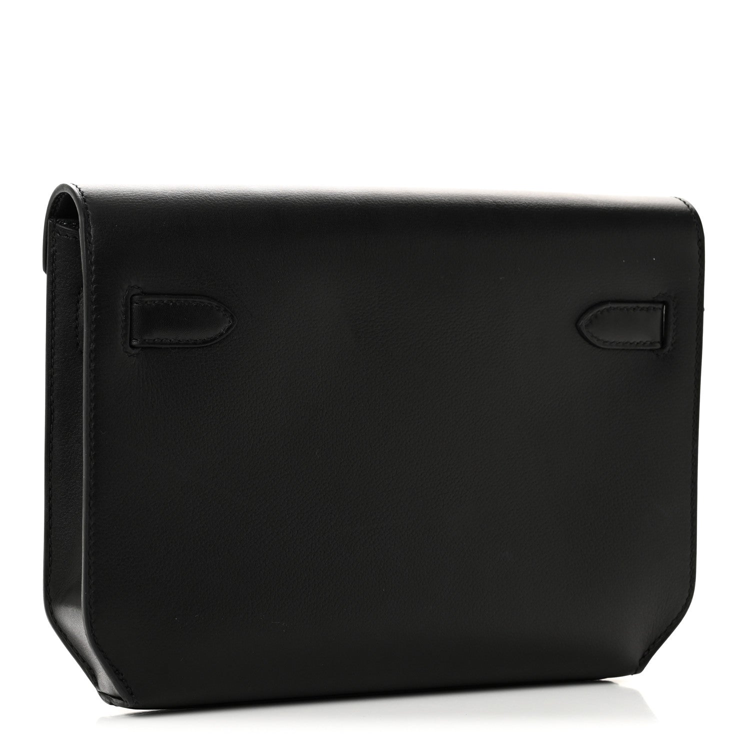 Hermes Evercolor Kelly Depeches 25 Pouch Black 3 of 11