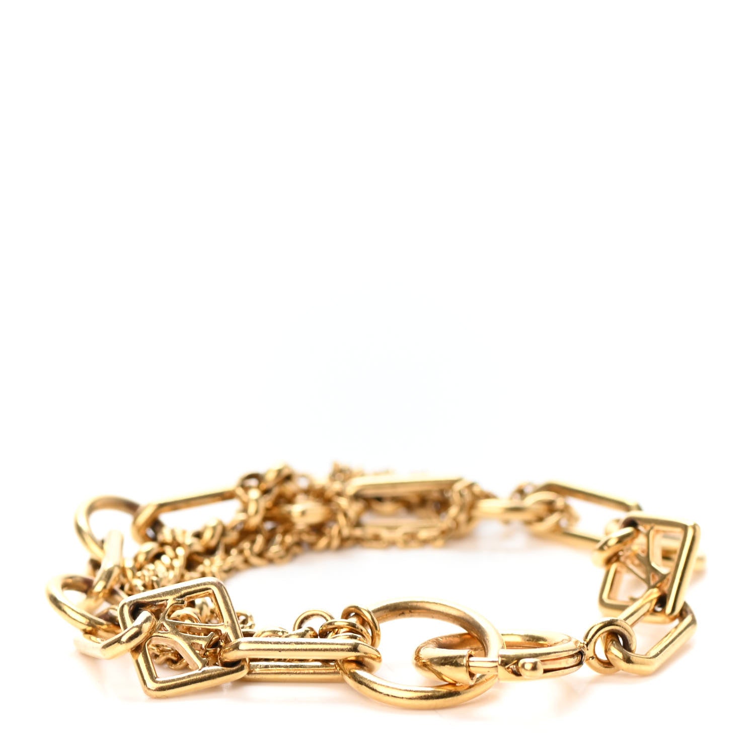 Louis Vuitton Vegas Chain Bracelet Gold 2 of 3