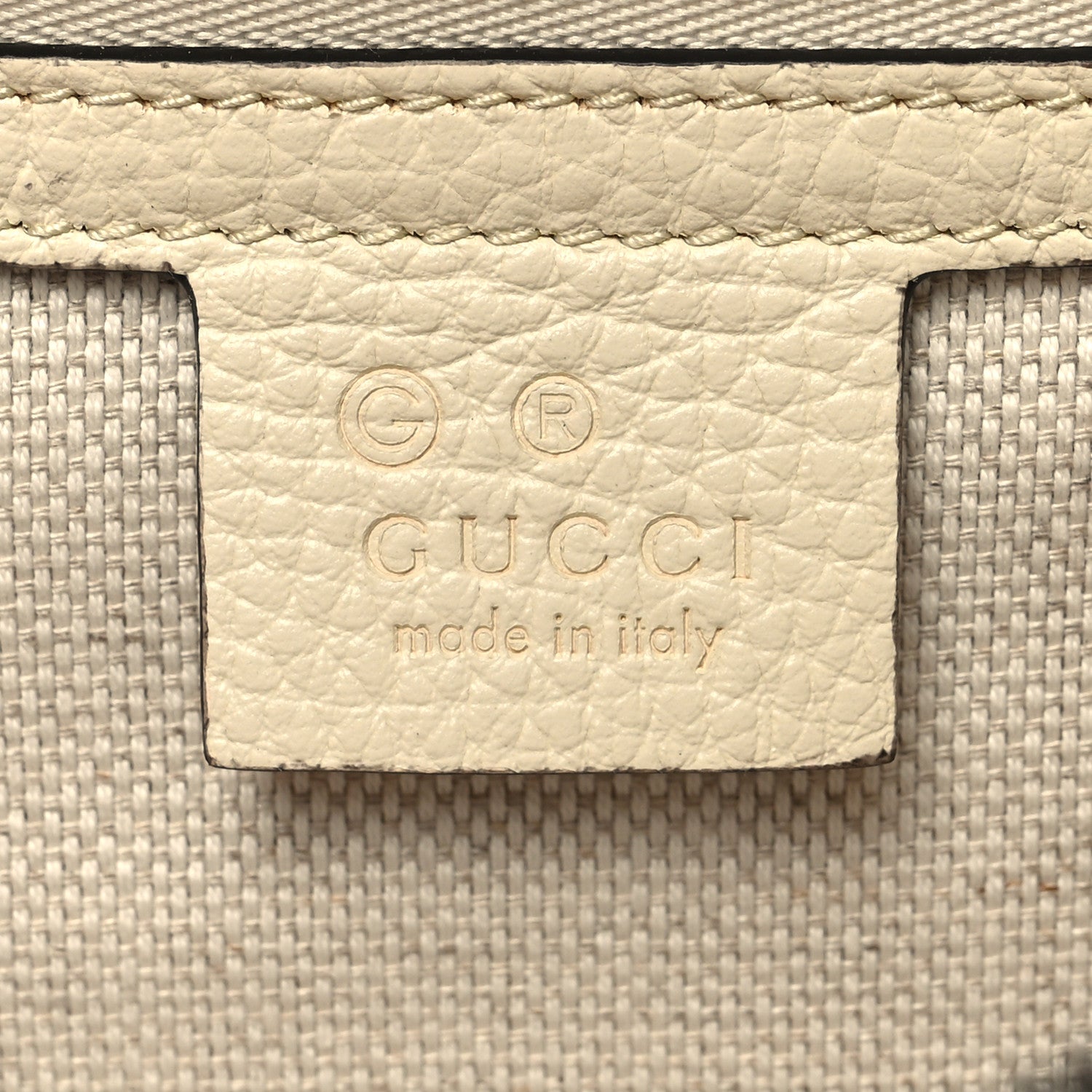 Gucci Calfskin Medium GG Marmont Chain Handle Bag Mystic White 7 of 11