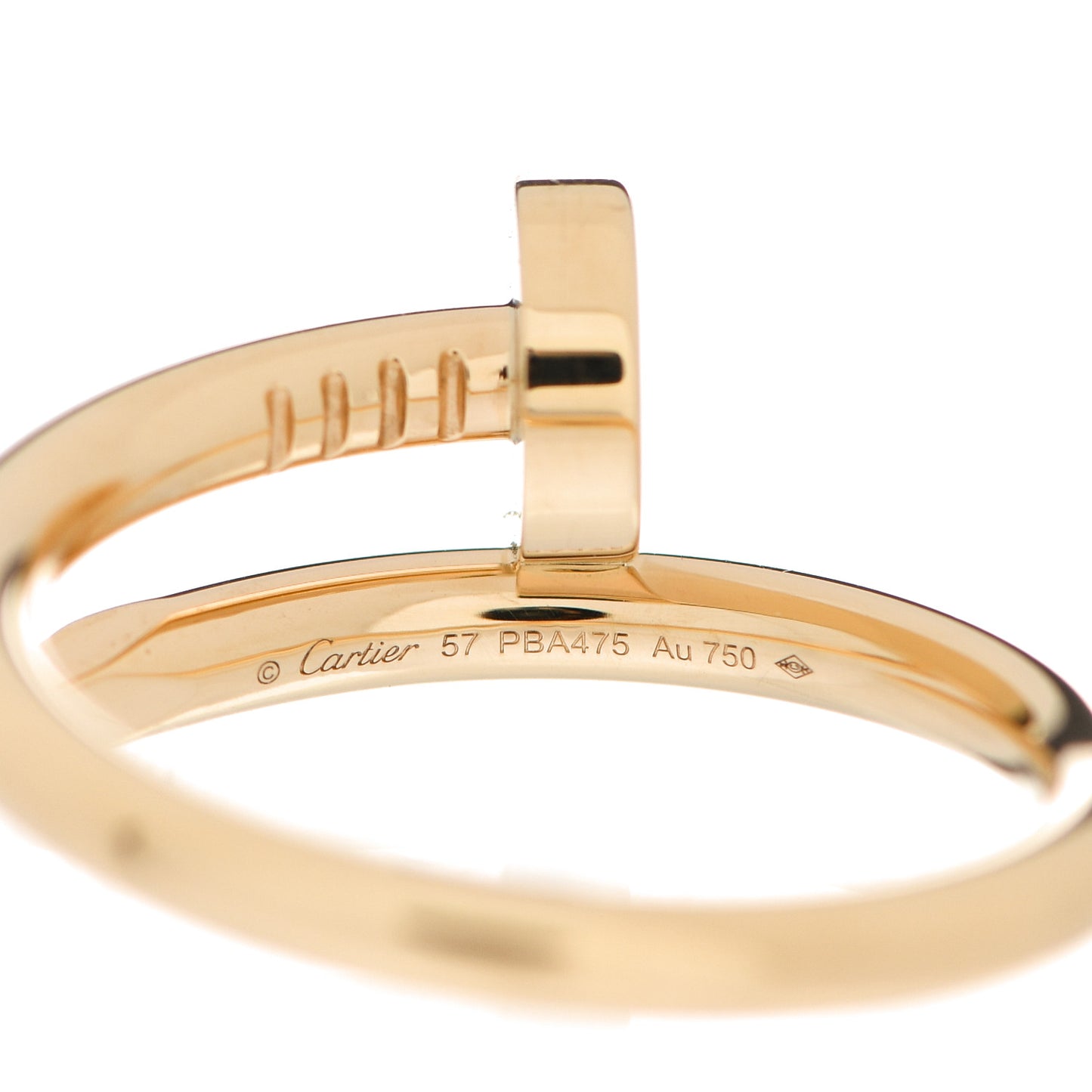 18K Yellow Gold Juste Un Clou Ring 57 8