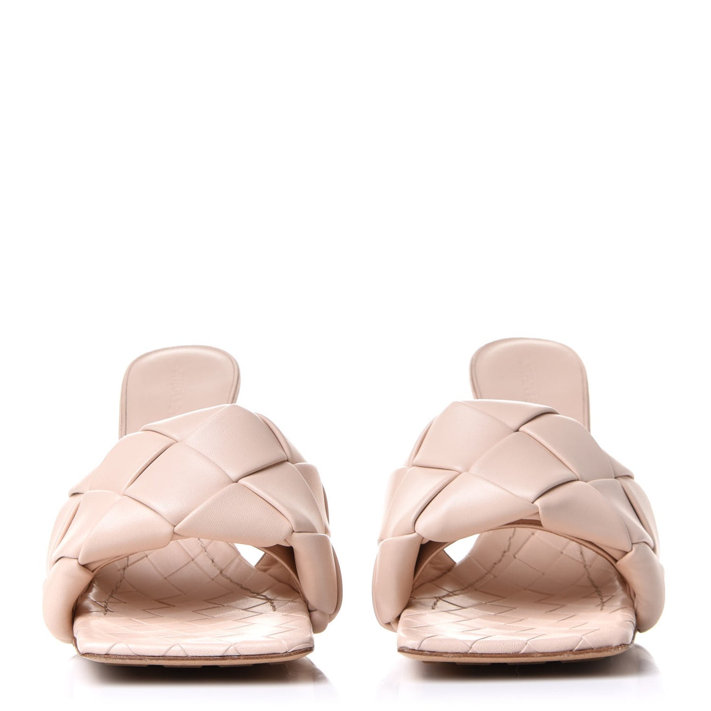 Nappa Maxi Intrecciato Lido Mule Sandals 40.5 Bandage