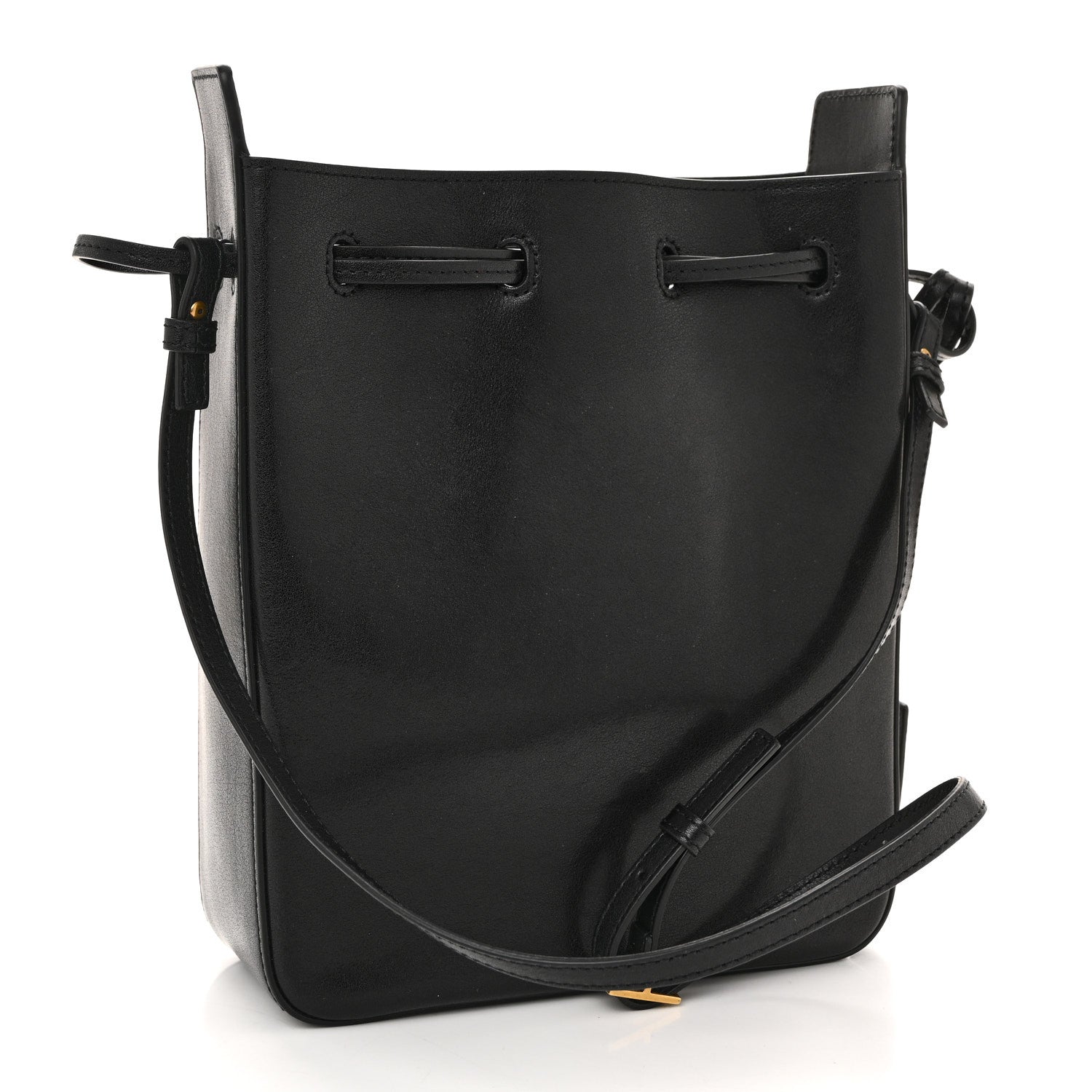Saint Laurent Calfskin Small Bucket Bag Black 3 of 10