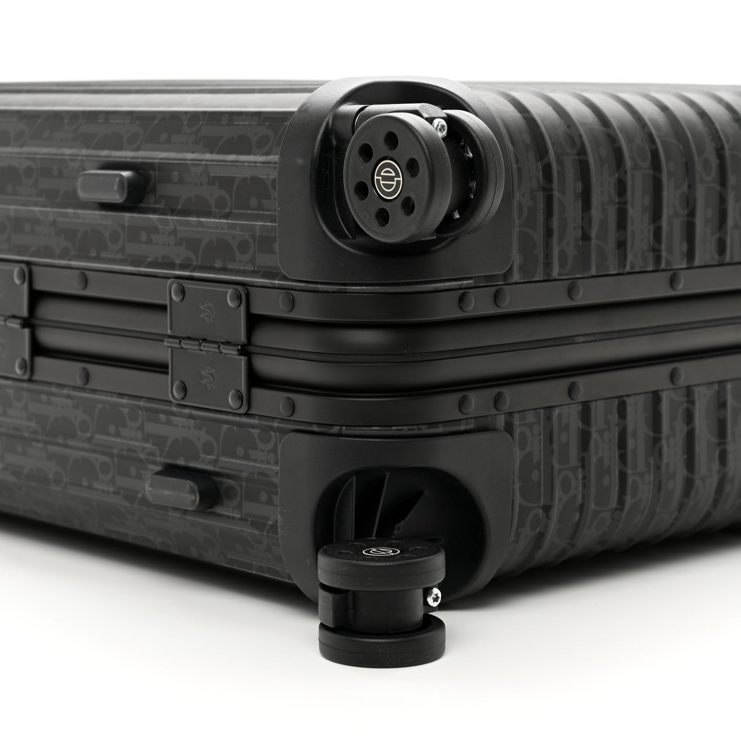 X RIMOWA Aluminum Gradient Cabin Luggage Black Multi