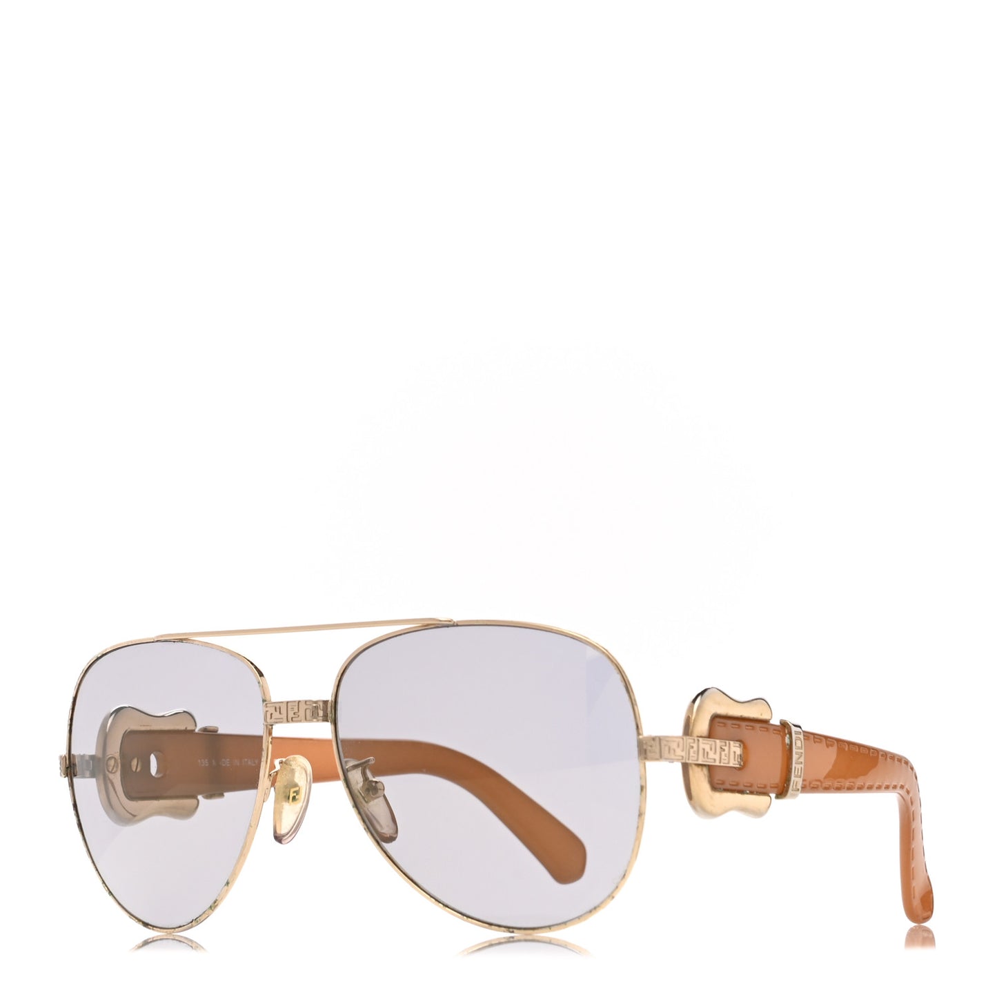 Buckle Aviator Sunglasses FS411 Gold