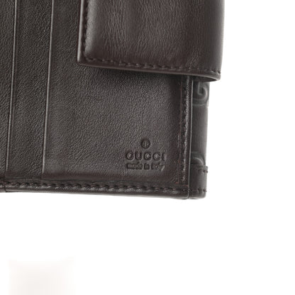 Gucci Guccissima Sukey French Flap Wallet Chocolate 7 of 10