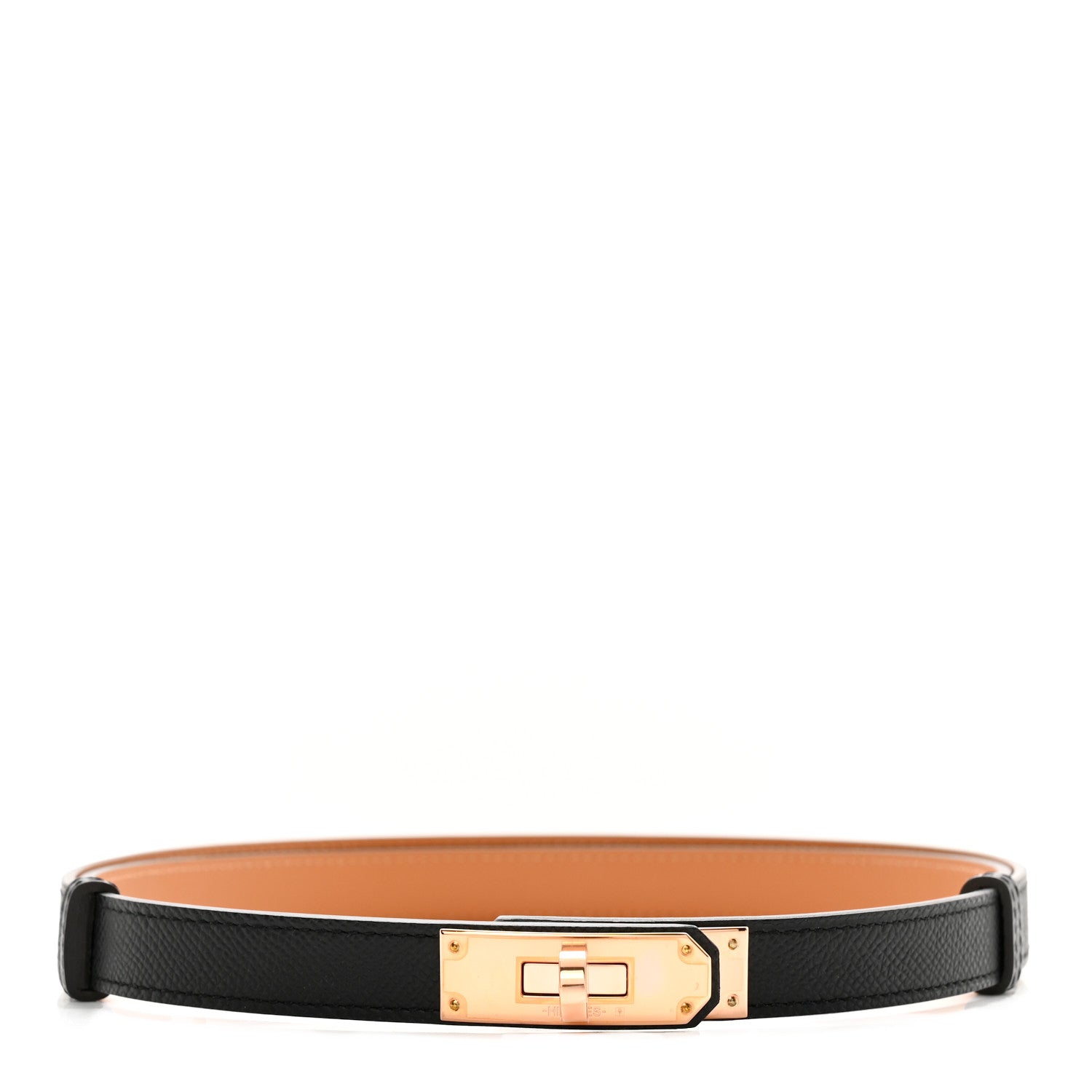 Hermes Epsom Kelly Belt Black 1 of 3