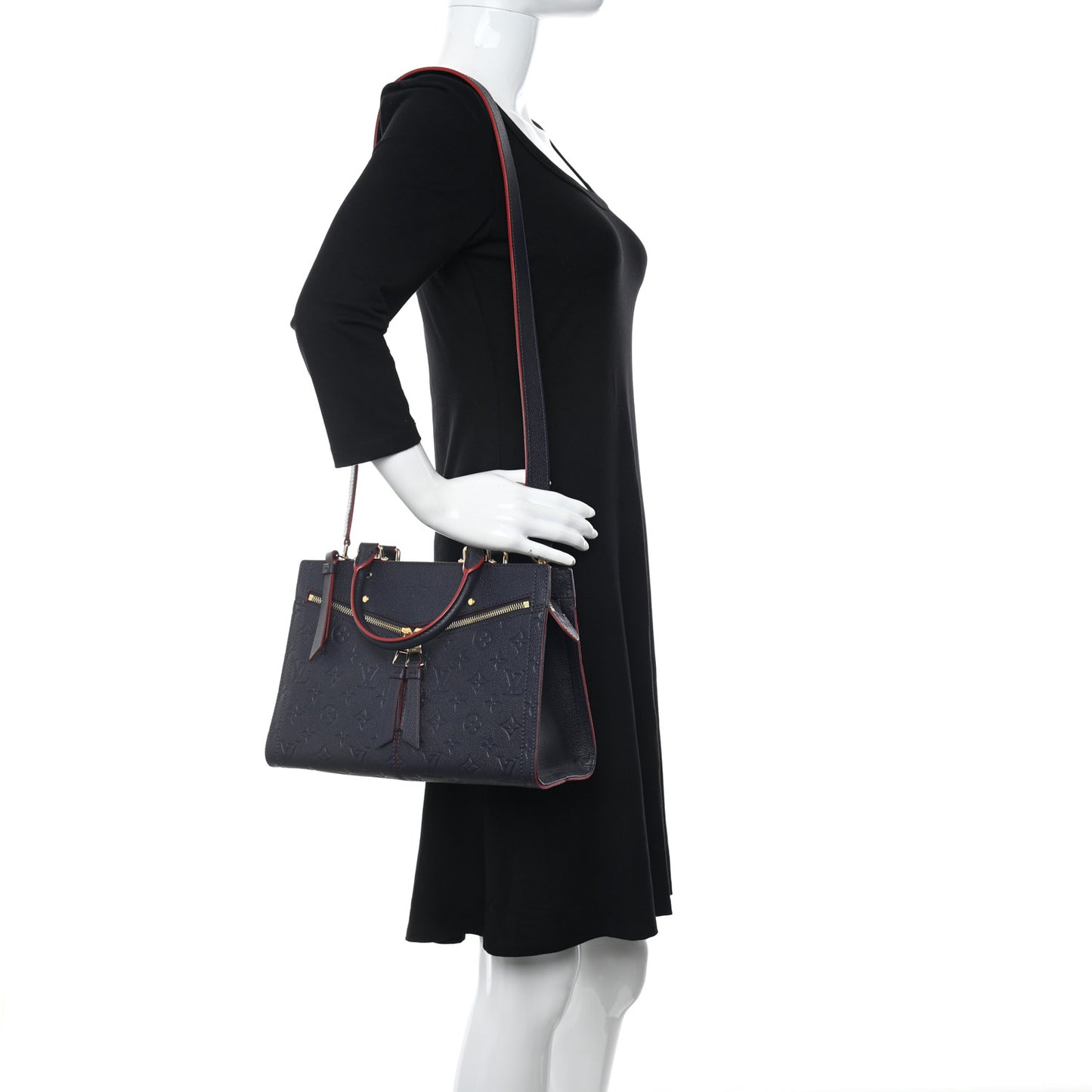 Empreinte Sully PM Marine Rouge