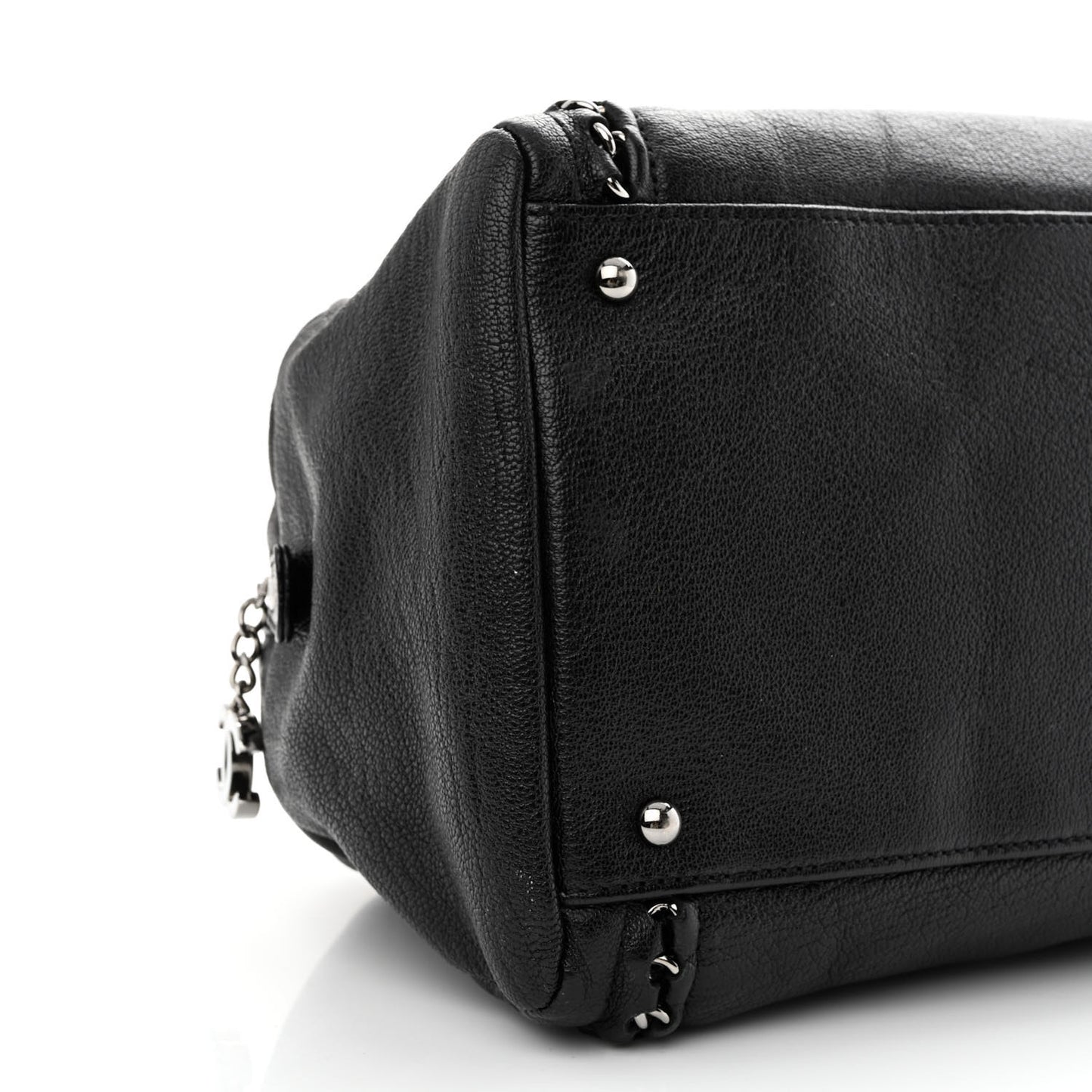 Smooth Calfskin Medium Luxe Ligne Bowler Black