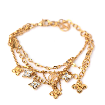 Louis Vuitton Blooming Strass Bracelet Gold 1 of 5