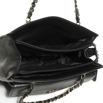 Chanel Calfskin Flap Shoulder Bag Black 5 of 7