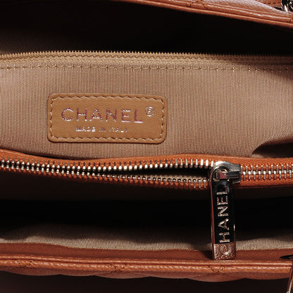 Chanel Caviar Grand Shopping Tote GST Dark Beige 5 of 7