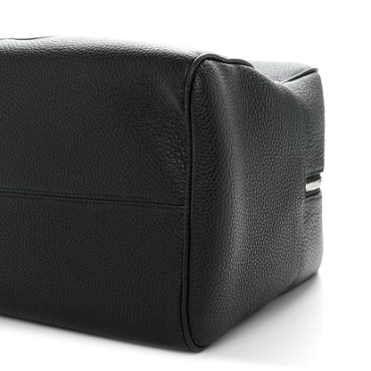 Celine Grained Calfskin Duffle Bag Night Green 9 of 9