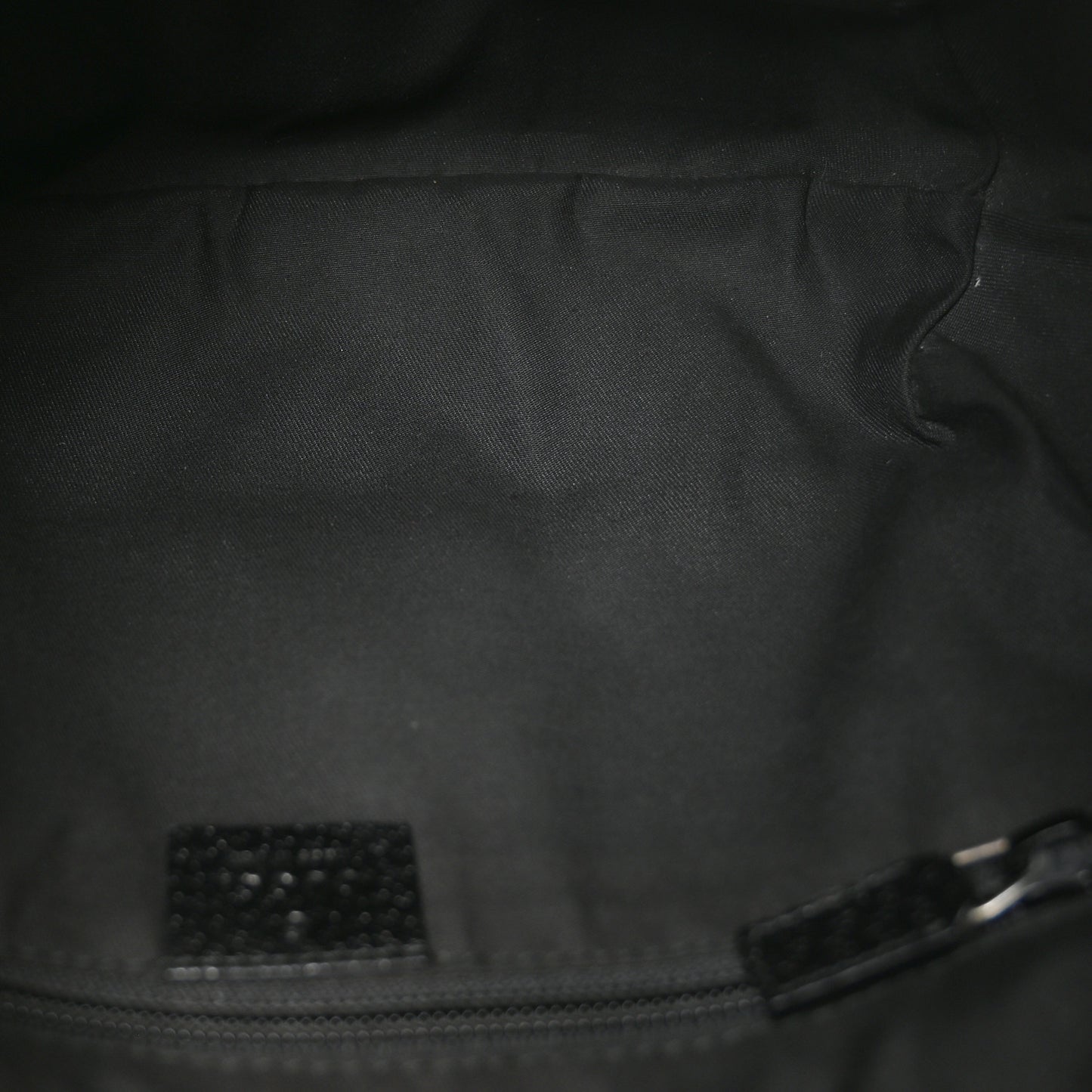 Monogram Medium Half Moon Hobo Black