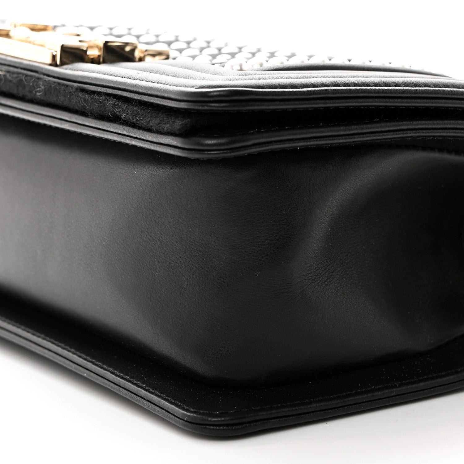 Chanel Calfskin Pearl Small Boy Flap Black 10 of 10