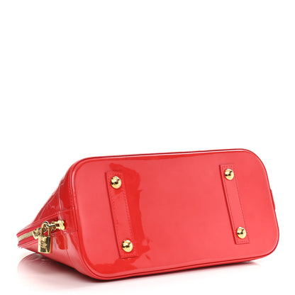 Louis Vuitton Vernis Alma PM Rouge Grenadine 4 of 15