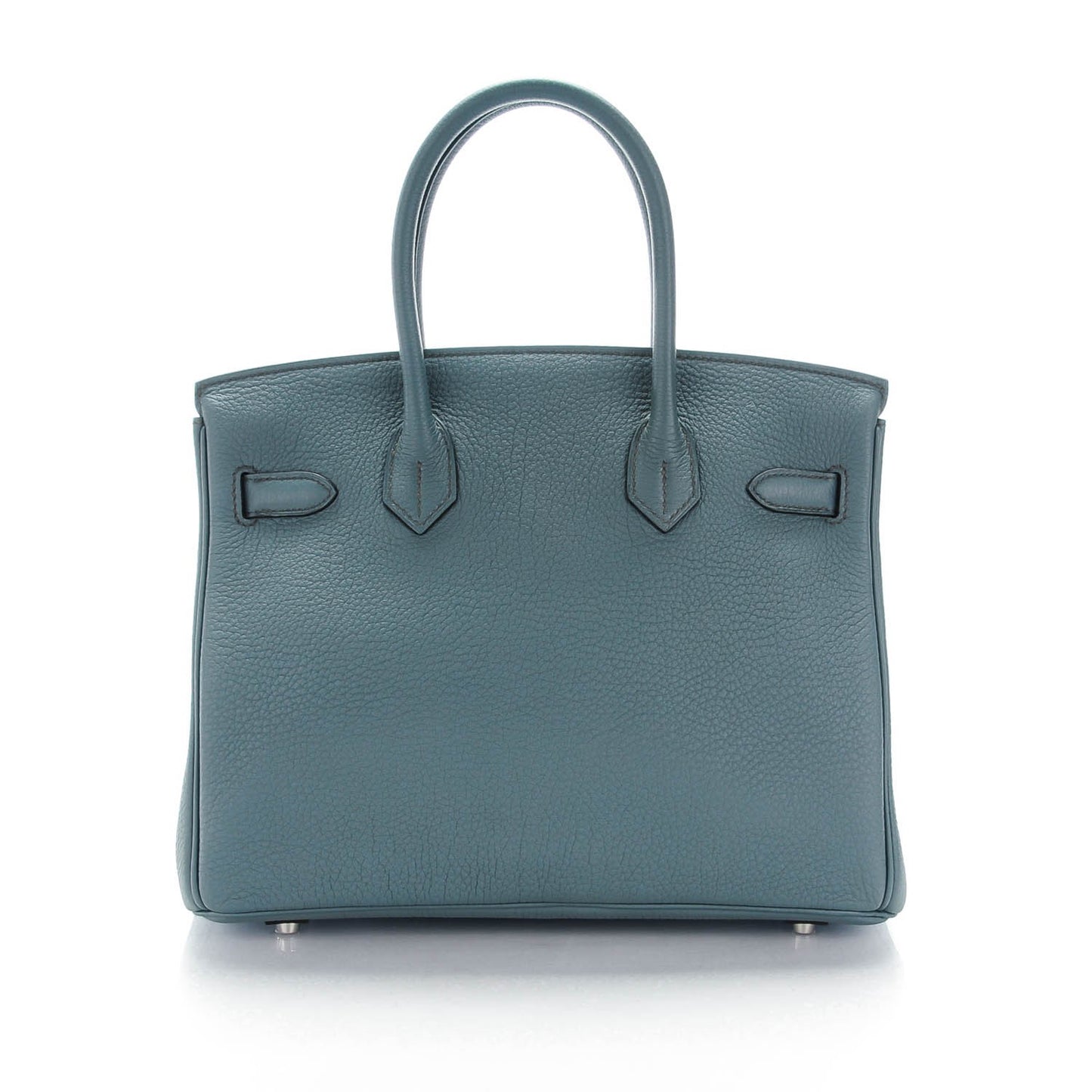 Taurillon Clemence Birkin 30 Bleu Orage