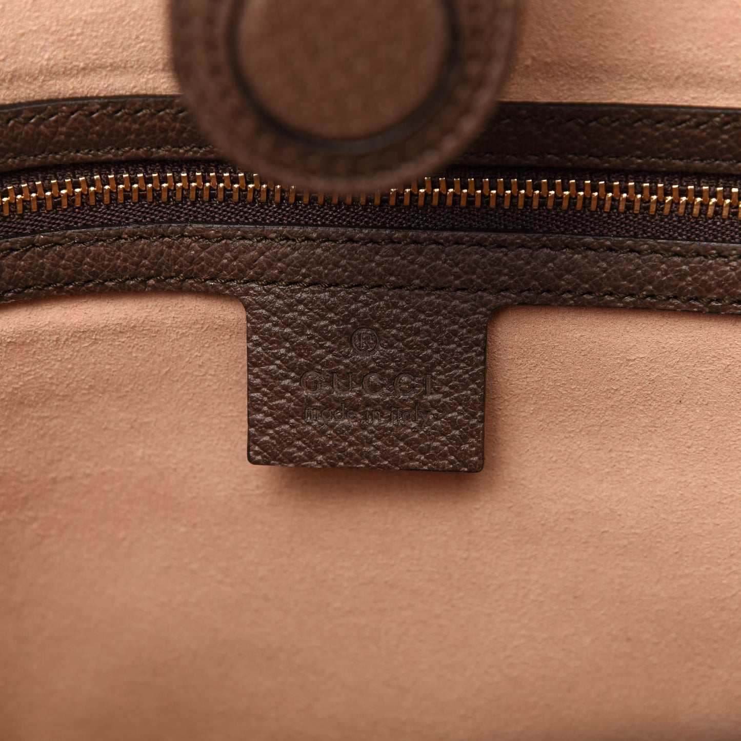 GG Supreme Monogram Medium Ophidia Shopping Tote Brown