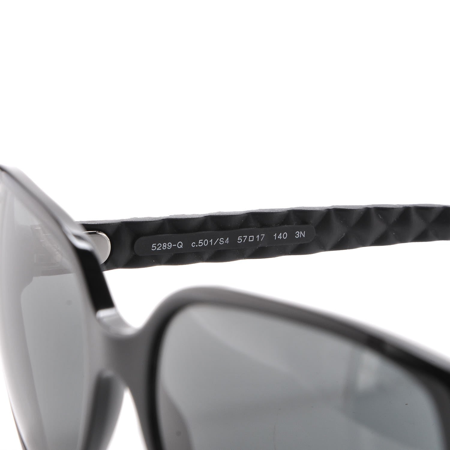 Chanel Quilted CC Sunglasses 5289-Q Black 5 of 7