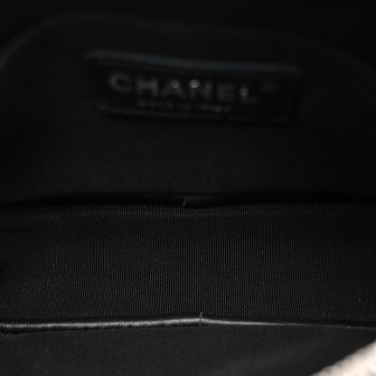 Chanel Calfskin Diagonal Chevron Quilted Tassel Camera Case Black 5 of 10