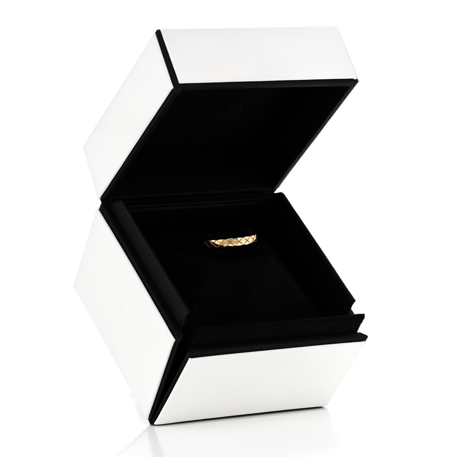 Chanel 18K Yellow Gold Mini Coco Crush Ring 55 7.25 11 of 11