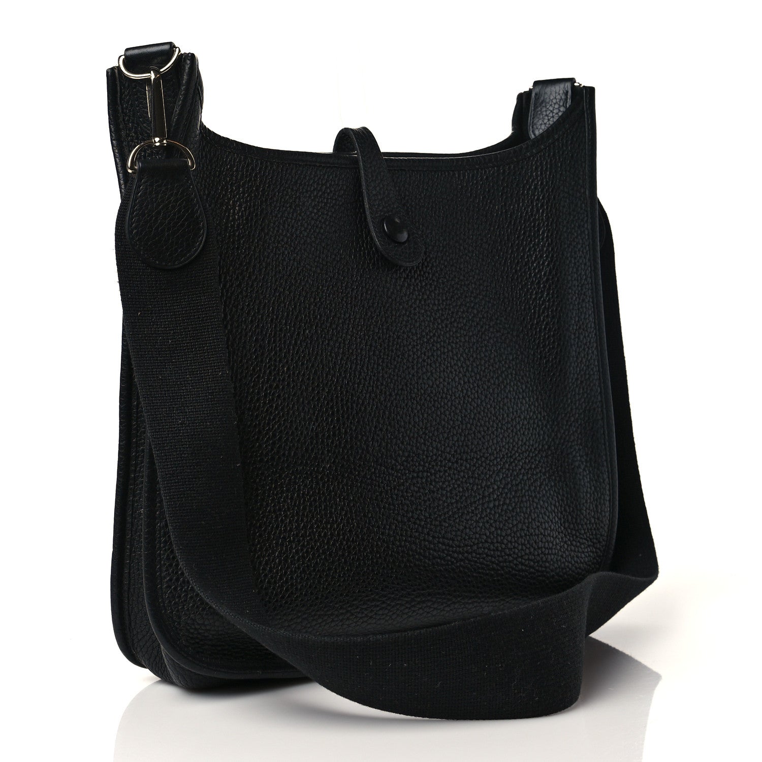 Hermes Taurillon Clemence Evelyne PM Black 3 of 14