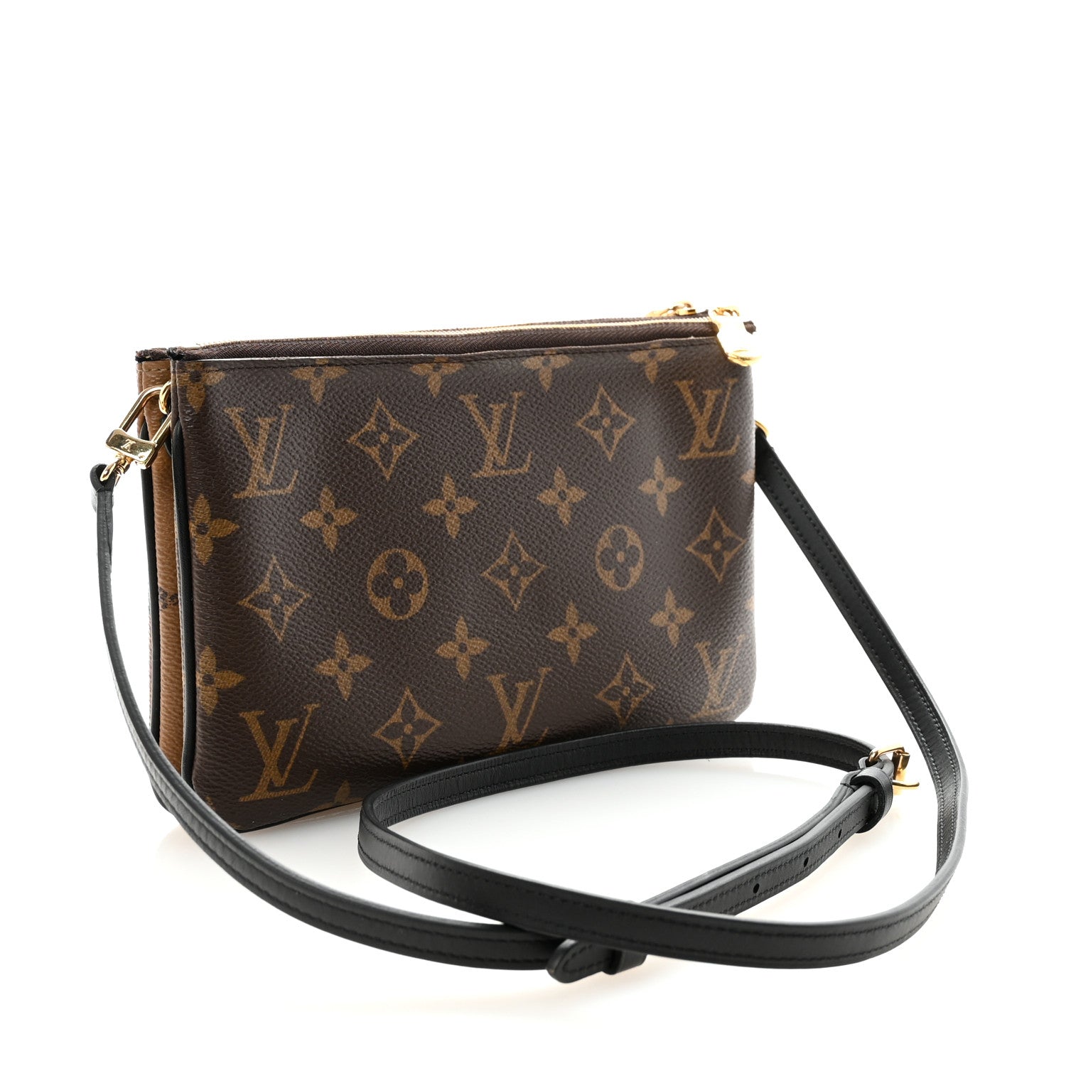 Louis Vuitton Reverse Monogram Giant Double Zip Pochette 3 of 10