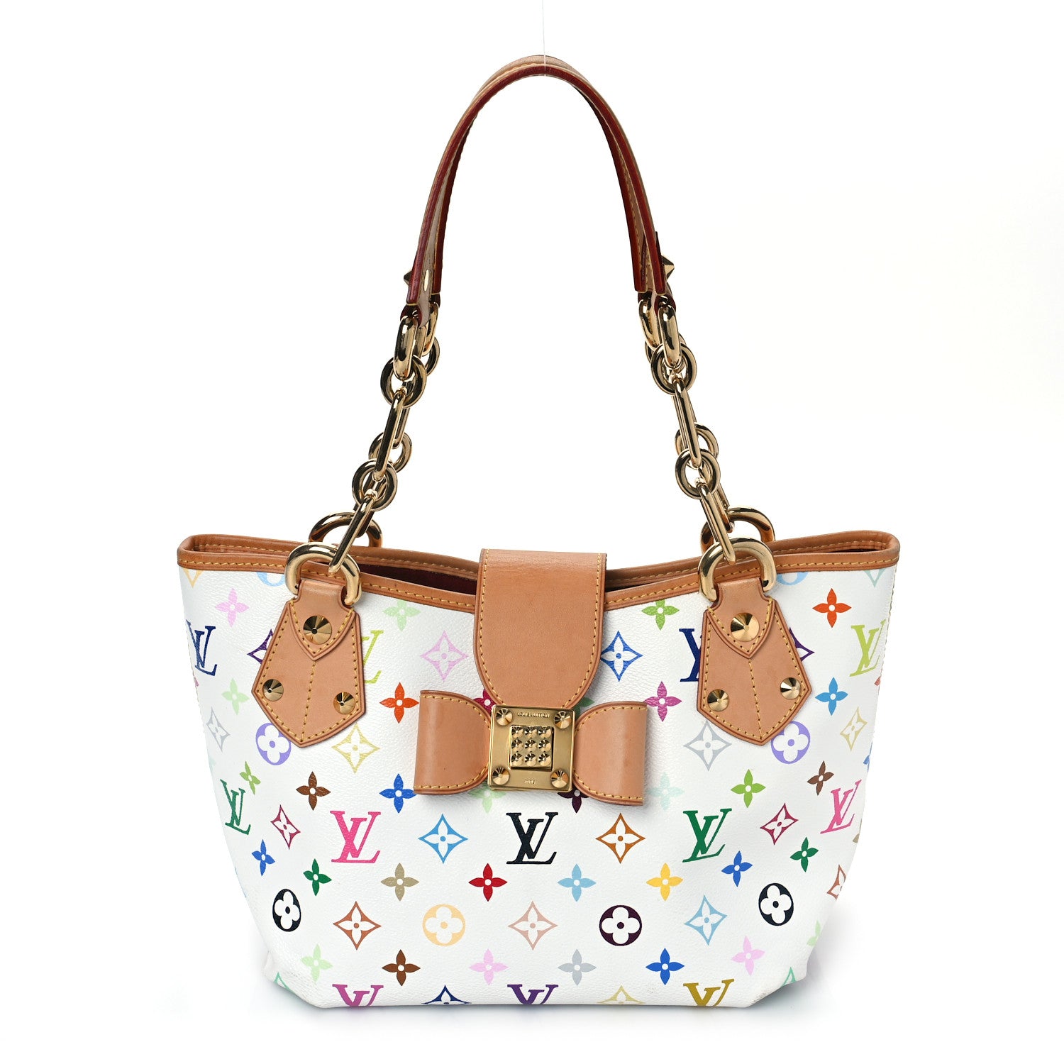 Louis Vuitton Monogram Multicolor Annie MM White 1 of 8