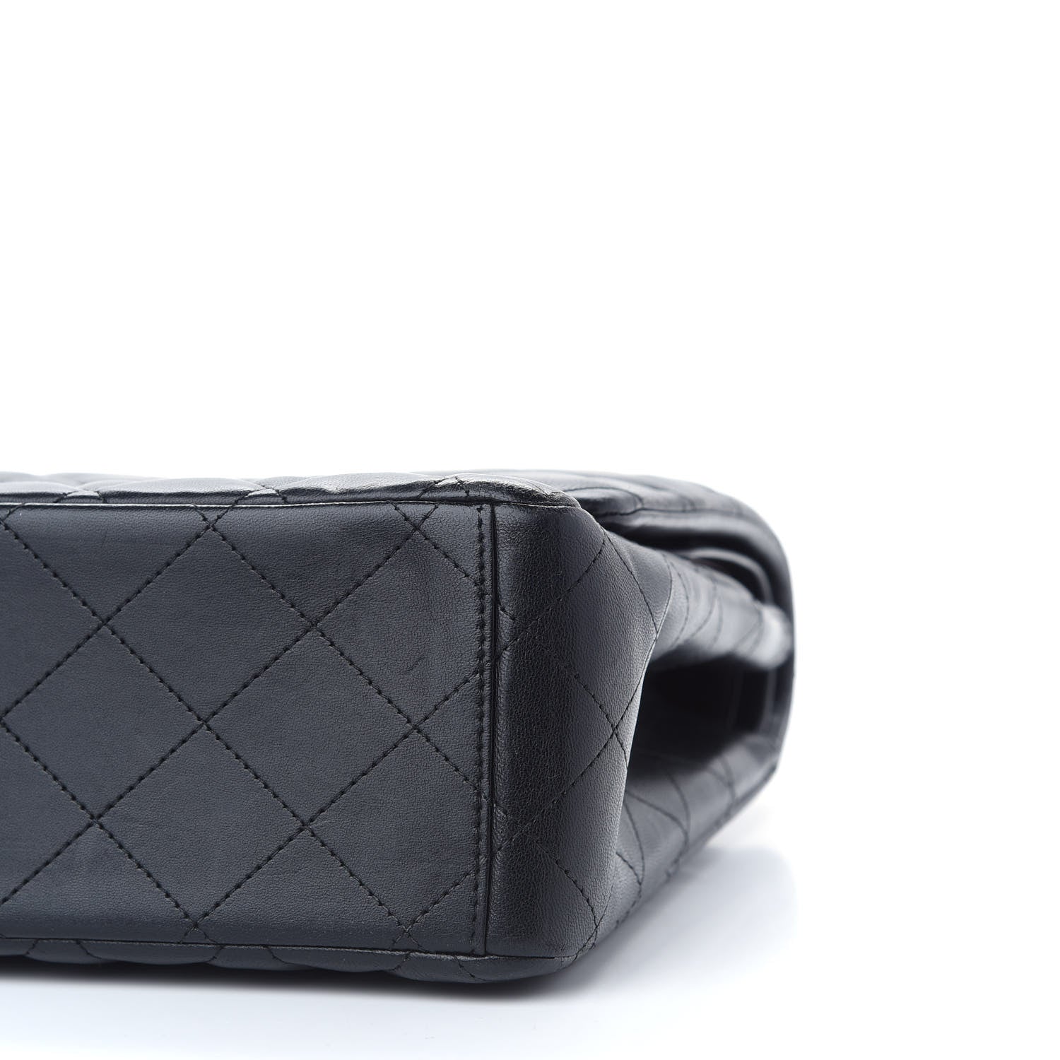 Chanel Lambskin Quilted Maxi Double Flap Black 8 of 11