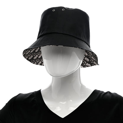 Christian Dior Oblique Reversible Teddy-D Brim Bucket Hat 58 Black 4 of 16