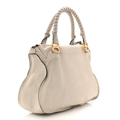 Chloe Calfskin Large Marcie Satchel Dove 3 of 11