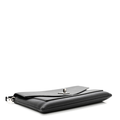 Louis Vuitton Soft Calfskin My Lockme Pochette Black 4 of 9