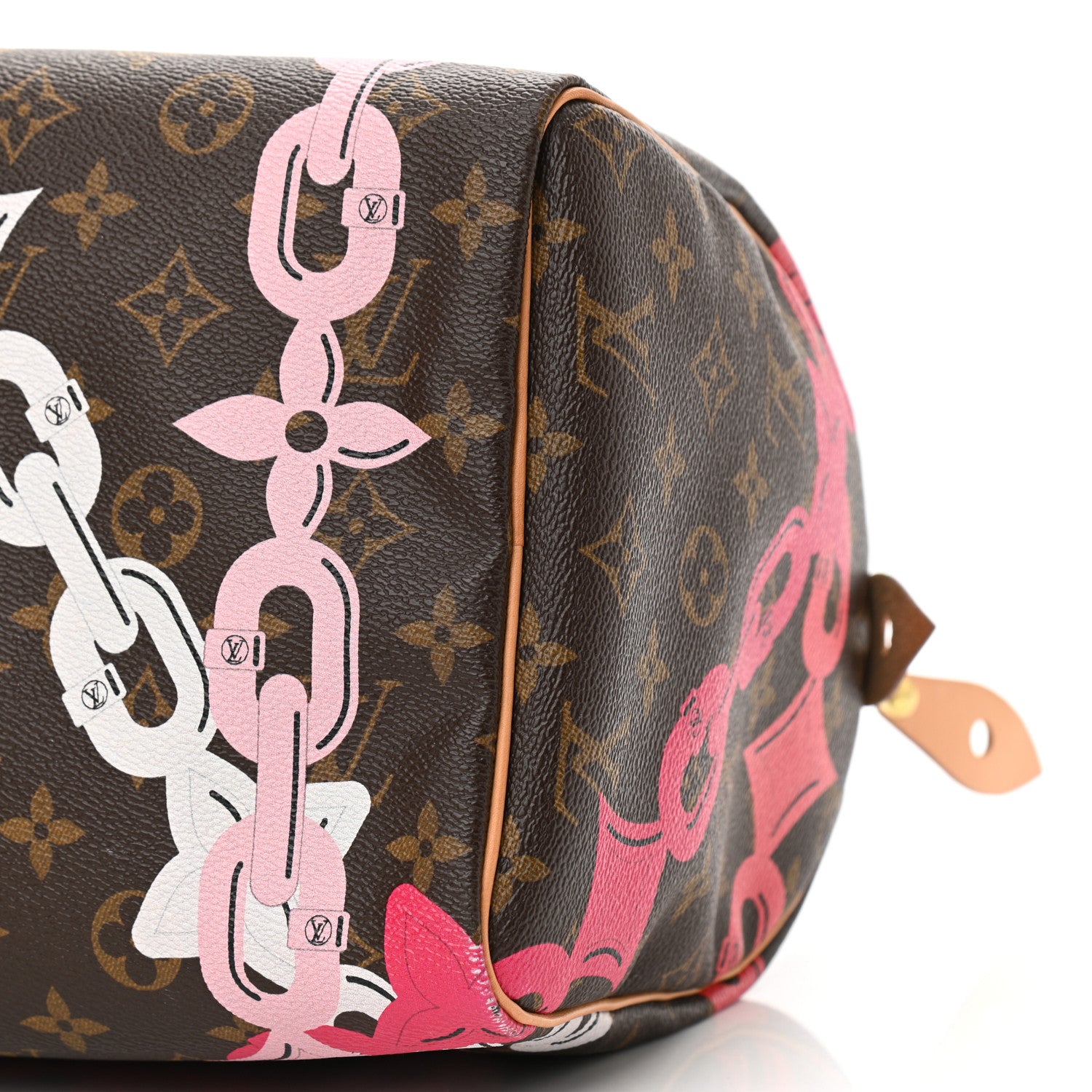 Louis Vuitton Monogram Bay Speedy 30 Rose Ballerine Poppy 10 of 10
