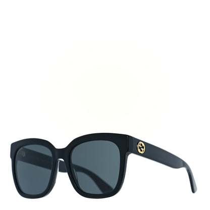 Gucci Acetate Square Frame Sunglasses GG0034SN Black 1 of 7