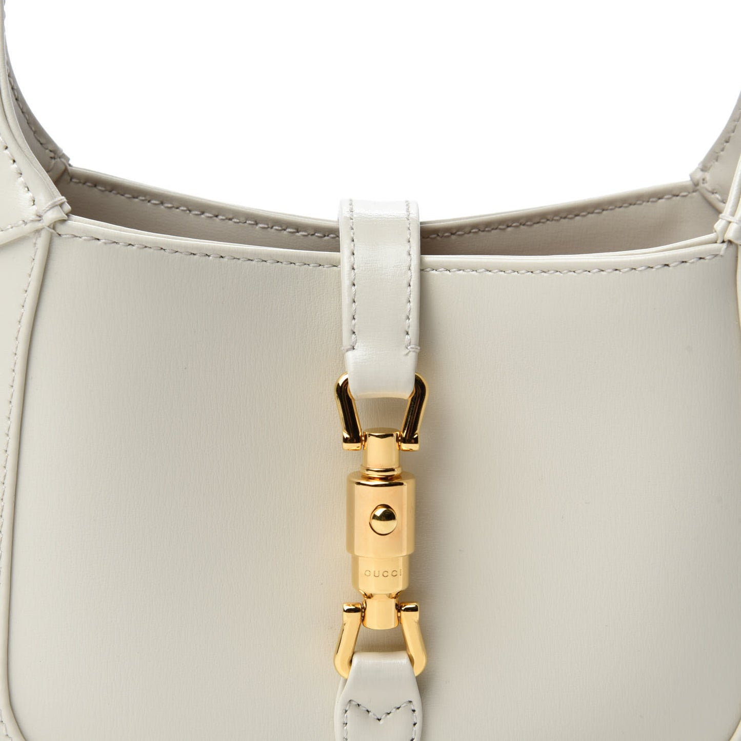 Boarded Dyana Lux Calfskin Mini Jackie 1961 Hobo Mystic White