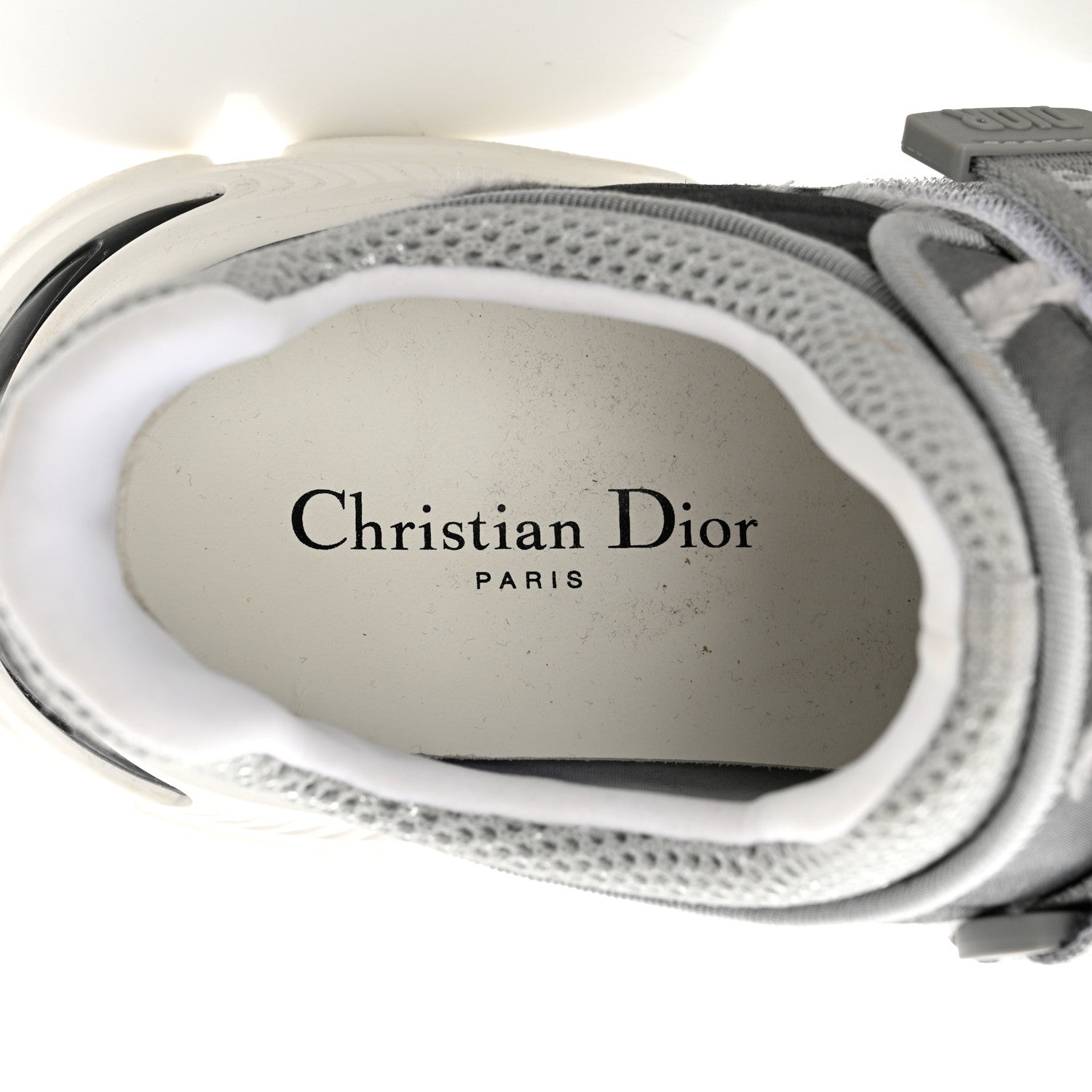 Christian Dior Technical Fabric Nylon Camouflage Womens D-Wander Sneakers 41 Silver 7 of 8