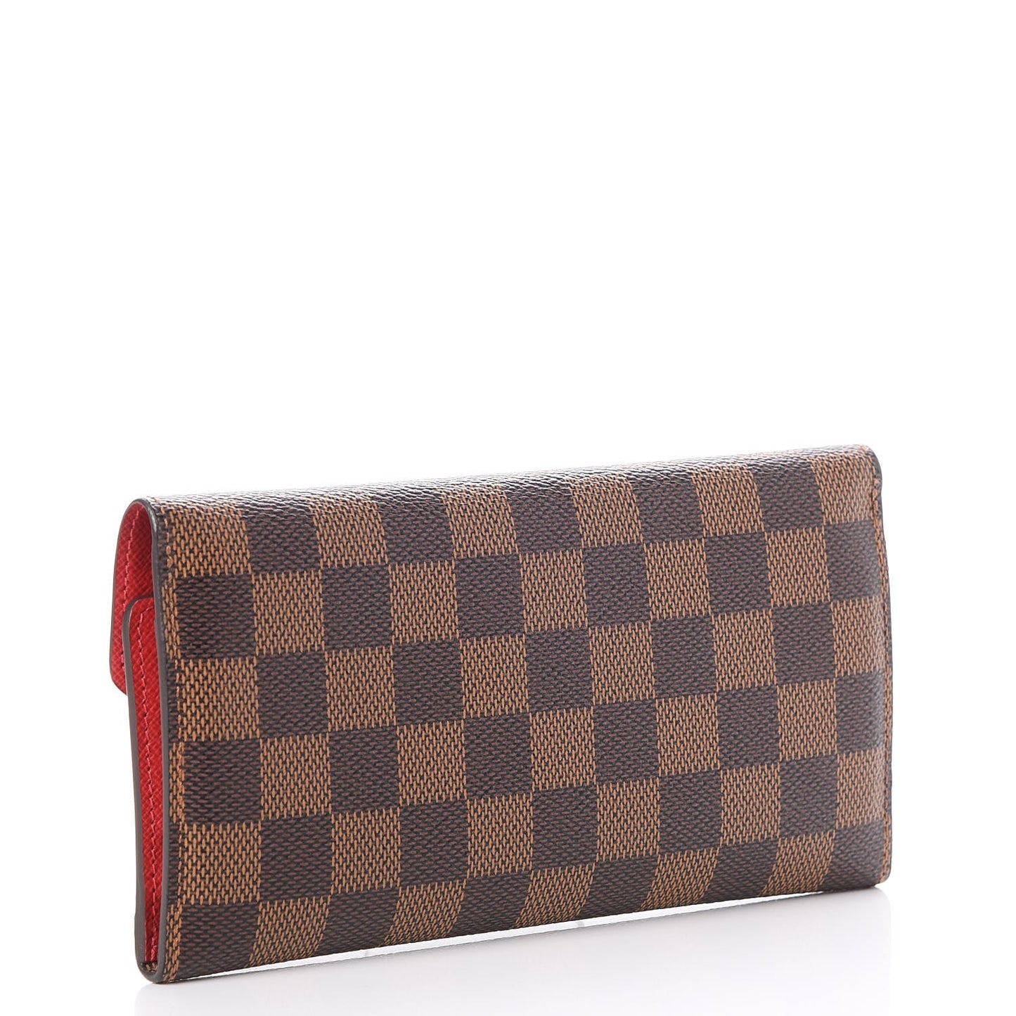Damier Ebene Josephine Wallet Red