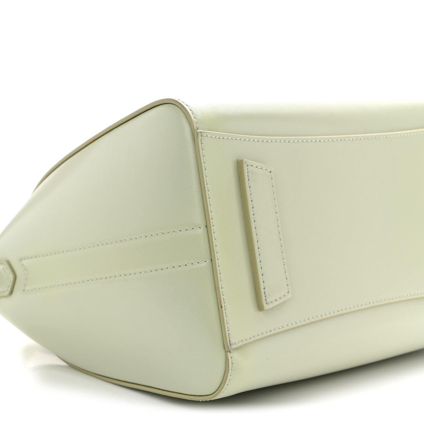 Shiny Lord Calfskin Small Antigona Aqua Green