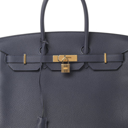 Hermes Togo Birkin 35 Bleu Nuit 8 of 11