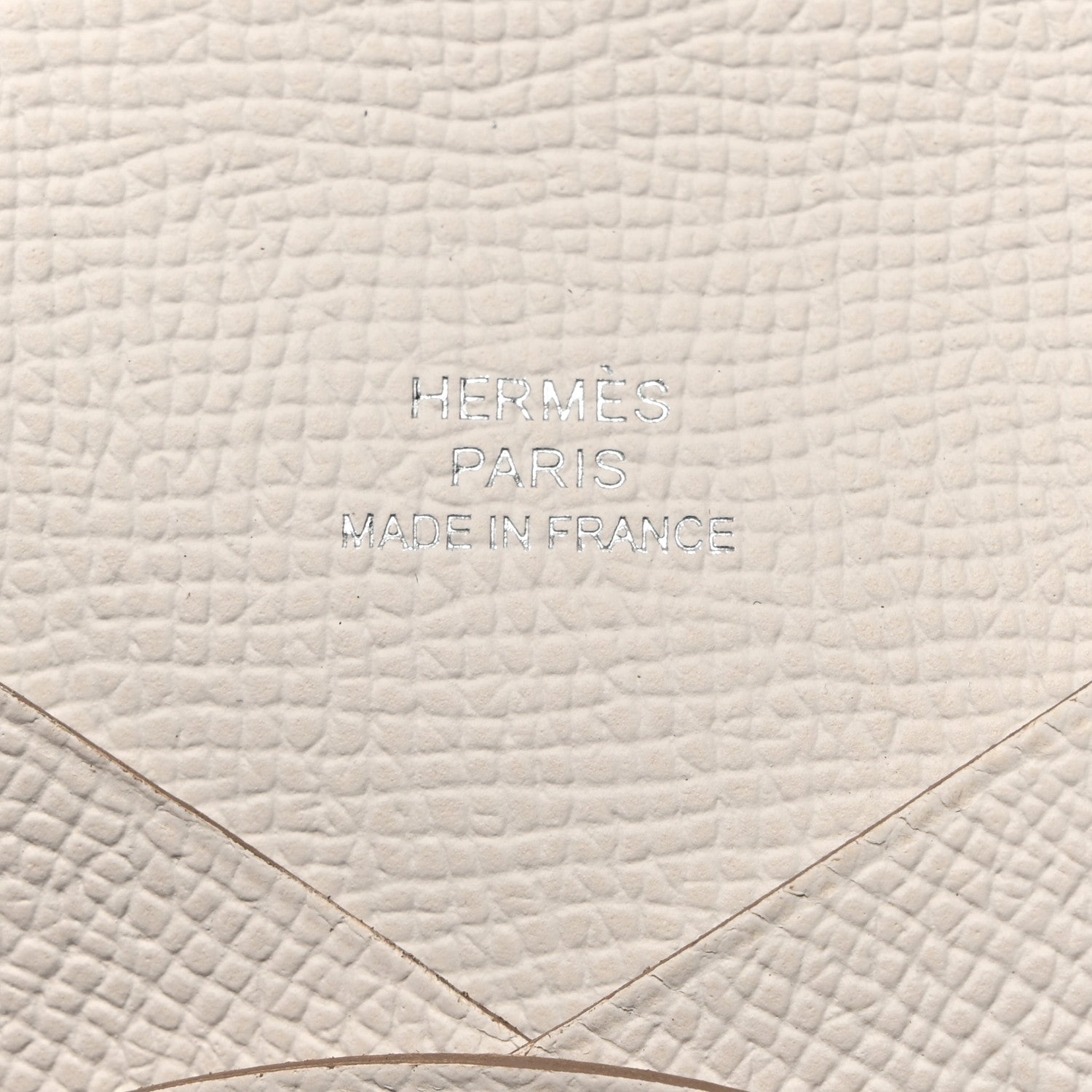 Hermes Epsom Calvi Card Case Mushroom 6 of 8