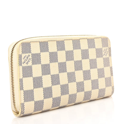 Louis Vuitton Damier Azur Zippy Wallet 3 of 9