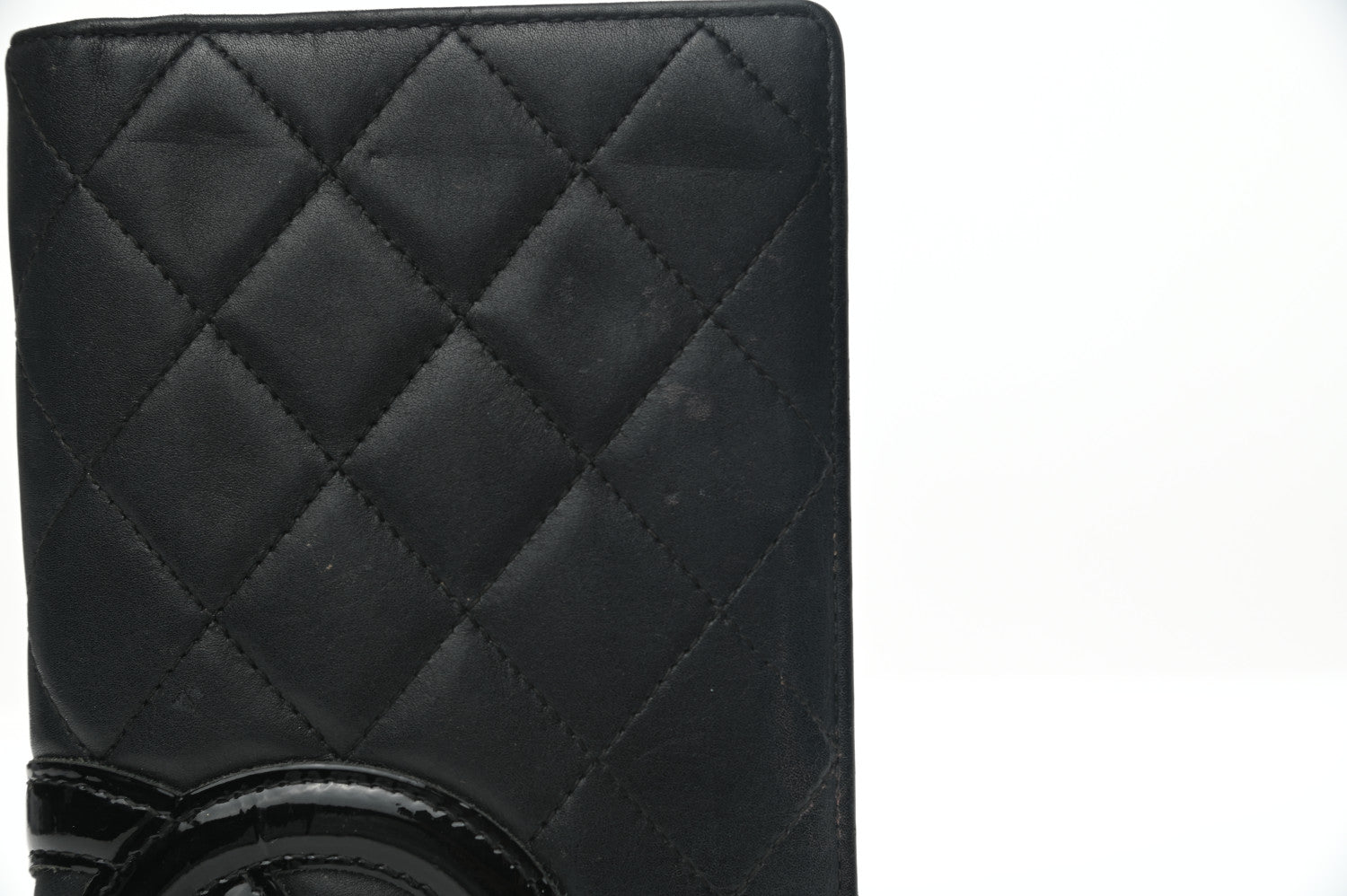 Chanel Calfskin Quilted Cambon Yen Wallet Black 24 of 25