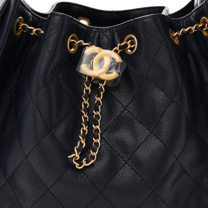 Chanel Caviar Quilted Small Chanel 25 Handbag Dark Navy 8 of 11