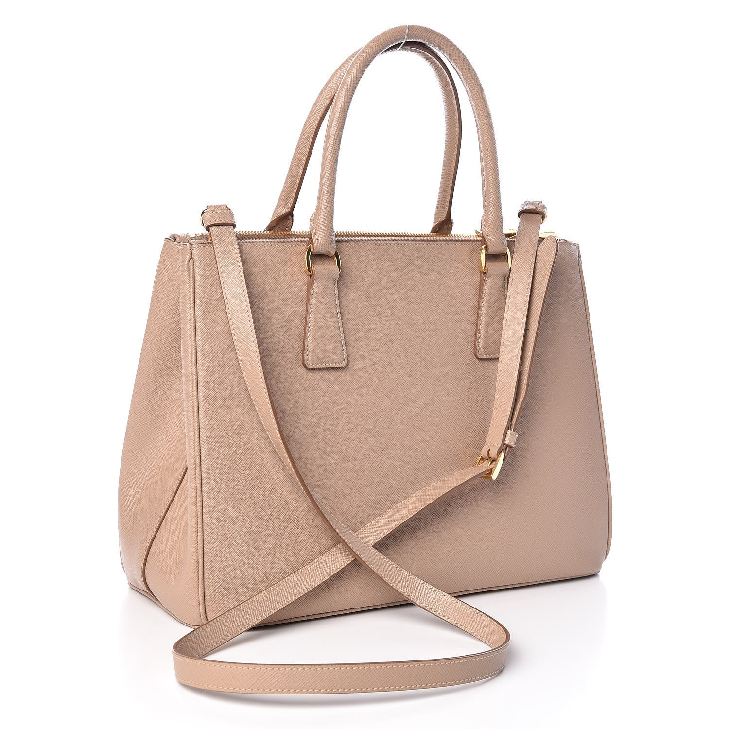Prada Saffiano Lux Large Galleria Double Zip Tote Cammeo 3 of 14