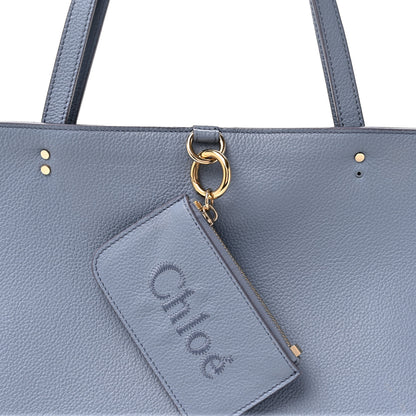 Chloe Calfskin Medium East West Sense Tote Shady Cobalt 7 of 12