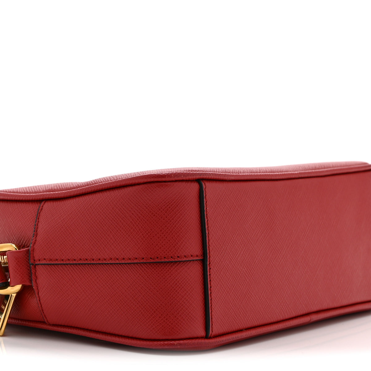 Prada Saffiano Mini Camera Crossbody Bag Rosso 9 of 10